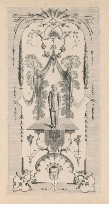 Framed Print : Pierrot, Arabesque. Creator: Louis Crepy (French) Framed Print : Pierrot, Arabesque. Creator: Louis Crepy (French)