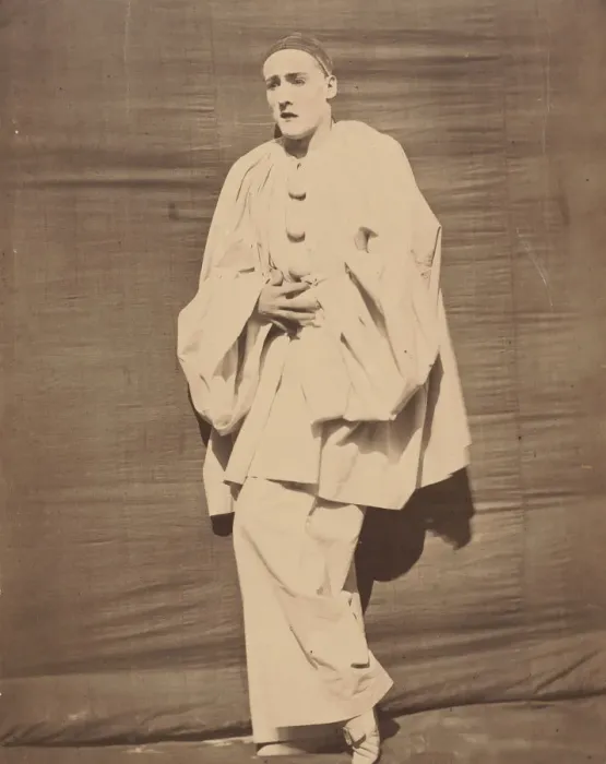 Framed Print : Pierrot in pain, ca. 1854-55. Creator: Nadar Framed Print : Pierrot in pain, ca. 1854-55. Creator: Nadar