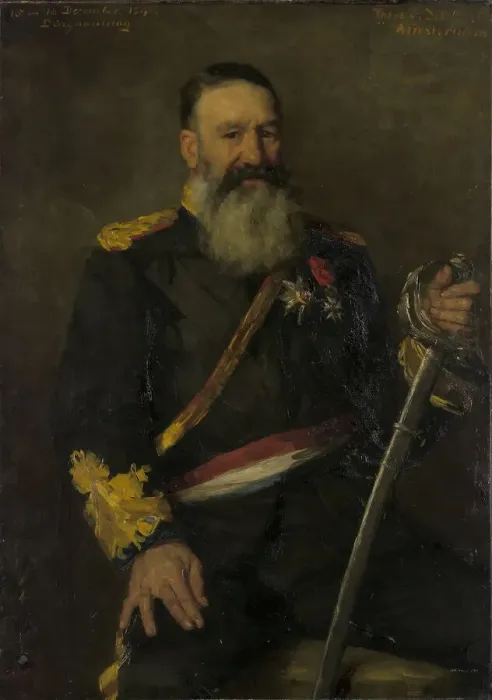 Framed Print : Piet J. Joubert (1831-1900), Commandant-General of the South African Republic, 1890. Creator: Thérèse Schwartze Framed Print : Piet J. Joubert (1831-1900), Commandant-General of the South African Republic, 1890. Creator: Thérèse Schwartze