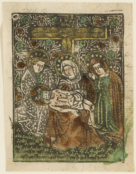 Framed Print : The Pietà, 1460-65. Creator: Unknown Framed Print : The Pietà, 1460-65. Creator: Unknown