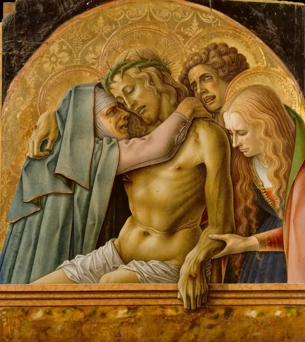 Framed Print : Pieta, 1476. Creator: Carlo Crivelli Framed Print : Pieta, 1476. Creator: Carlo Crivelli