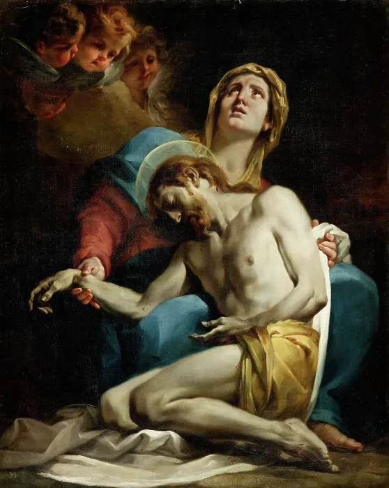 Framed Print : Pieta, 1720-1750. Creator: Unknown Framed Print : Pieta, 1720-1750. Creator: Unknown