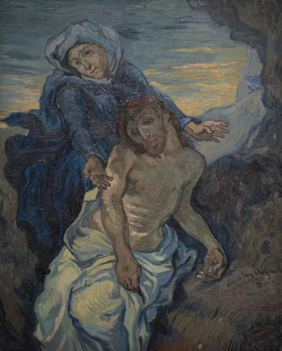 Framed Print : Pieta (after Delacroix) Framed Print : Pieta (after Delacroix)