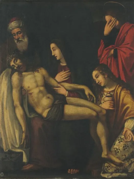 Framed Print : Pieta, late 1500s. Creator: Unknown Framed Print : Pieta, late 1500s. Creator: Unknown