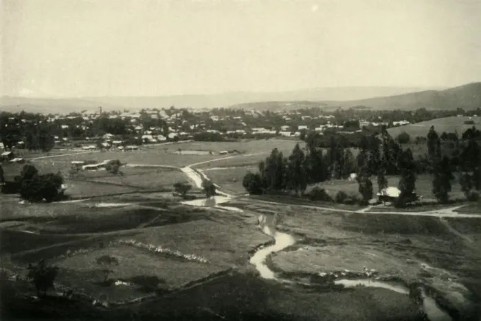 Framed Print : Pietermaritzburg from the East, 1900. Creator: Wilson Framed Print : Pietermaritzburg from the East, 1900. Creator: Wilson