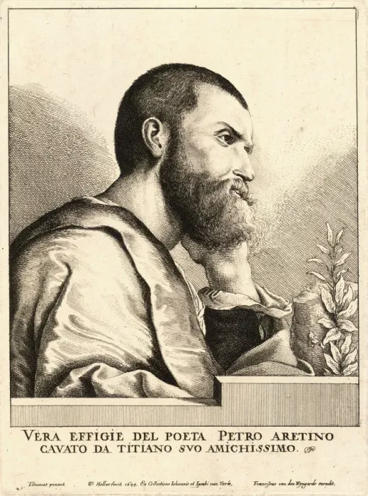 Framed Print : Pietro Aretino Framed Print : Pietro Aretino