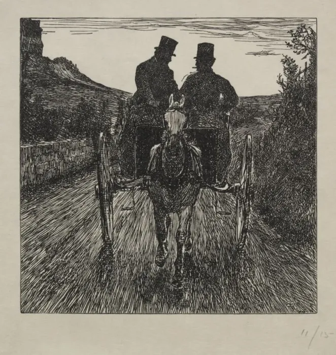 Framed Print : Why the Pifflers Lost their Return Match, 1865. Creator: George Louis Palmella Busson Du Maurier Framed Print : Why the Pifflers Lost their Return Match, 1865. Creator: George Louis Palmella Busson Du Maurier