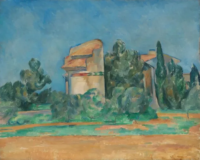 Framed Print : The Pigeon Tower at Bellevue, 1890. Creator: Paul Cezanne (French, 1839-1906) Framed Print : The Pigeon Tower at Bellevue, 1890. Creator: Paul Cezanne (French, 1839-1906)