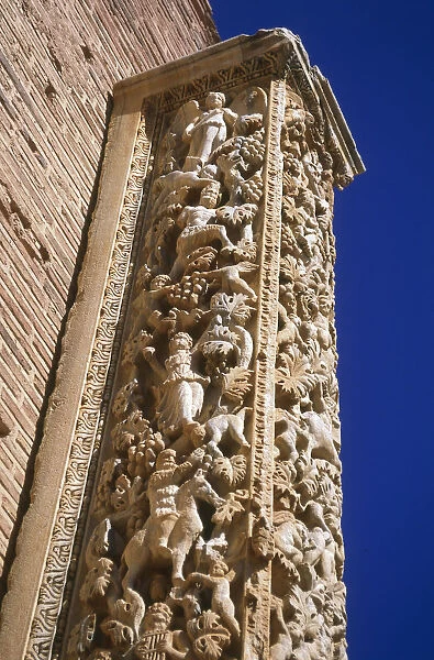 Pilasters of the Severan Basilica, Leptis Magna, Libya, 216 AD