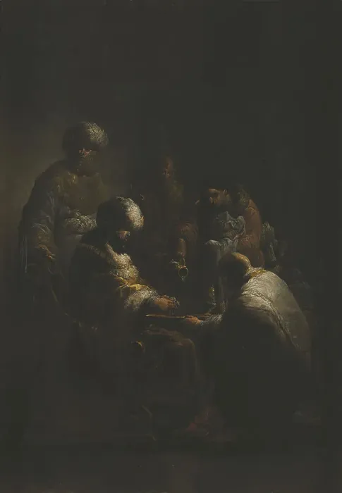 Framed Print : Pilate Washing his Hands, c 1640. Creator: Bramer, Leonaert (1596-1674) Framed Print : Pilate Washing his Hands, c 1640. Creator: Bramer, Leonaert (1596-1674)