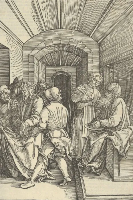 Framed Print : Pilate Washing his Hands, from Speculum passionis domini nostri Ihesu Christi, 1507 Framed Print : Pilate Washing his Hands, from Speculum passionis domini nostri Ihesu Christi, 1507