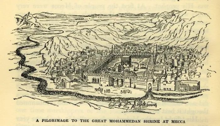 Framed Print : A Pilgrimage to the Great Mohammedan Shrine at Mecca, c1930. Creator: Unknown Framed Print : A Pilgrimage to the Great Mohammedan Shrine at Mecca, c1930. Creator: Unknown
