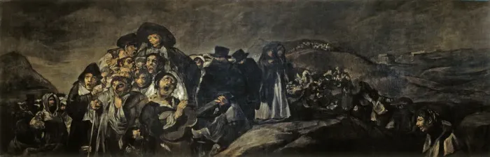 Framed Print : A Pilgrimage to San Isidro. Artist: Goya, Francisco, de (1746-1828) Framed Print : A Pilgrimage to San Isidro. Artist: Goya, Francisco, de (1746-1828)
