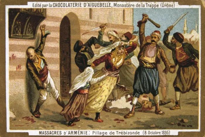 Framed Print : Pillage of Trebizond, 8 October 1895 Framed Print : Pillage of Trebizond, 8 October 1895