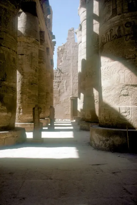Framed Print : Pillars in the Great Hypostyle Hall, Temple of Amun, Karnak, Egypt, 14th-13th century BC Framed Print : Pillars in the Great Hypostyle Hall, Temple of Amun, Karnak, Egypt, 14th-13th century BC