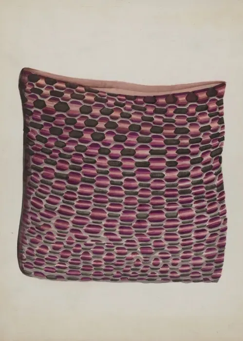 Framed Print : Pillow, c. 1936. Creator: Natalie Simon Framed Print : Pillow, c. 1936. Creator: Natalie Simon