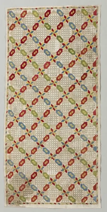 Framed Print : Pillow Cover, 1700s - 1800s. Creator: Unknown Framed Print : Pillow Cover, 1700s - 1800s. Creator: Unknown
