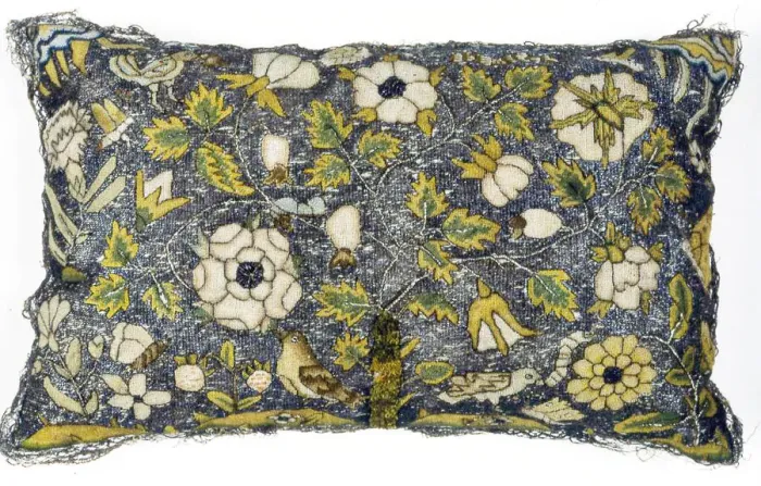 Framed Print : Pillow cover, England, c. 1620. Creator: Unknown Framed Print : Pillow cover, England, c. 1620. Creator: Unknown