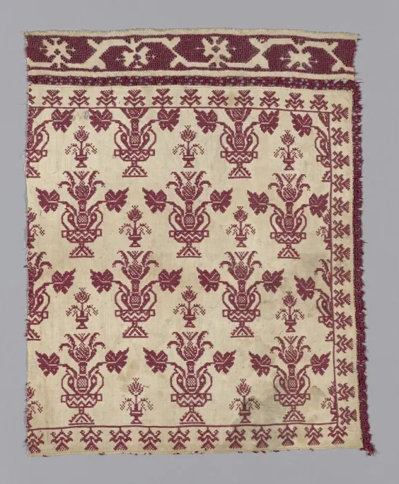 Framed Print : Pillow Cover (Incomplete), Italy, 1601 / 50. Creator: Unknown Framed Print : Pillow Cover (Incomplete), Italy, 1601 / 50. Creator: Unknown