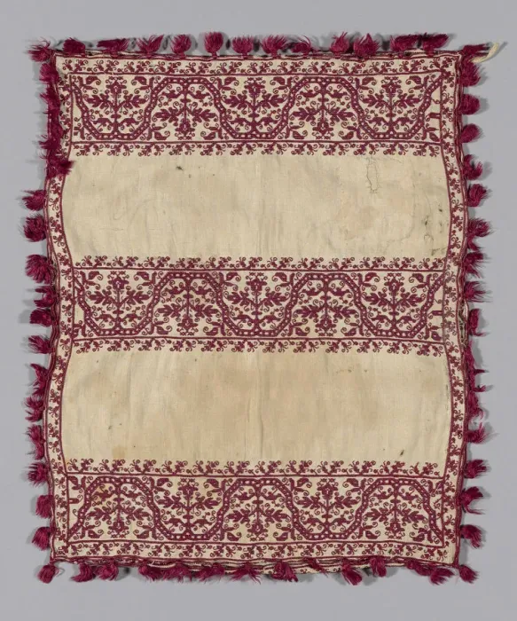 Framed Print : Pillow Cover, Italy, 17th century. Creator: Unknown Framed Print : Pillow Cover, Italy, 17th century. Creator: Unknown