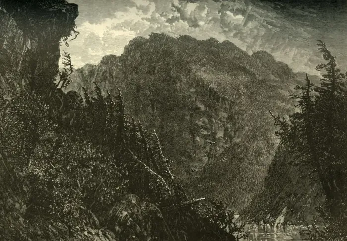 Framed Print : Pillsbury Knob, 1874. Creator: John Filmer Framed Print : Pillsbury Knob, 1874. Creator: John Filmer