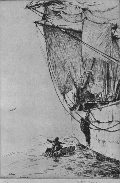 Framed Print : The Pilot, 1925, (1926). Artist: Arthur Briscoe Framed Print : The Pilot, 1925, (1926). Artist: Arthur Briscoe
