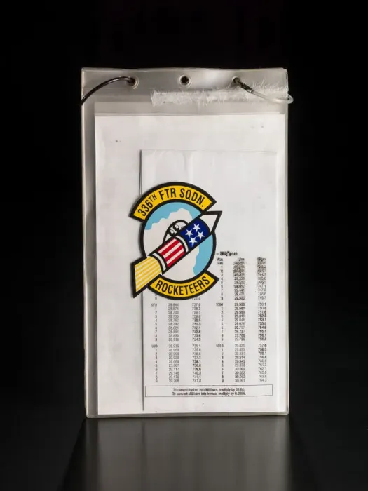Framed Print : Pilot check list, United States Air Force Thunderbirds, 2006-2007. Creator: Unknown Framed Print : Pilot check list, United States Air Force Thunderbirds, 2006-2007. Creator: Unknown