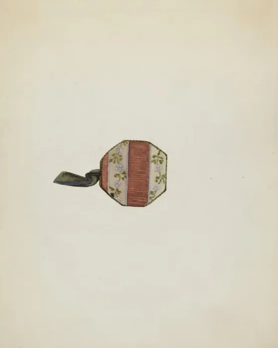 Framed Print : Pin Cushion, c. 1936. Creator: Edna C. Rex