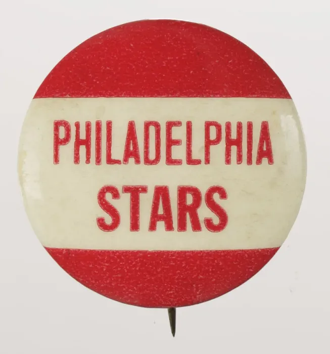 Framed Print : Pinback button for the Philadelphia Stars, 1933 - 1952. Creator: Unknown Framed Print : Pinback button for the Philadelphia Stars, 1933 - 1952. Creator: Unknown
