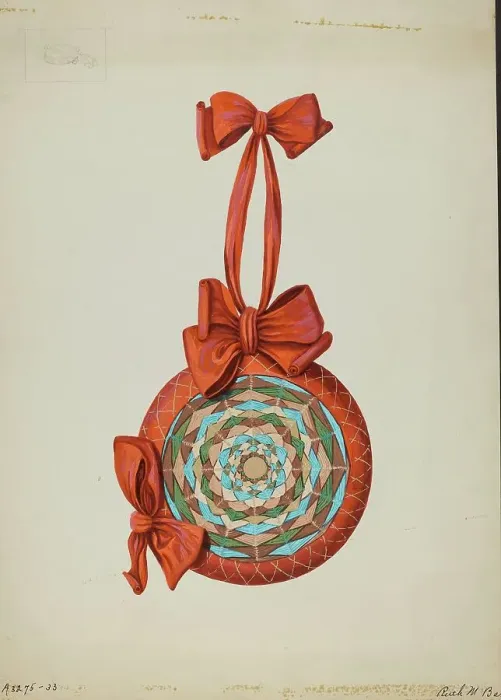 Framed Print : Pincushion, c. 1937. Creator: Ruth M. Barnes Framed Print : Pincushion, c. 1937. Creator: Ruth M. Barnes