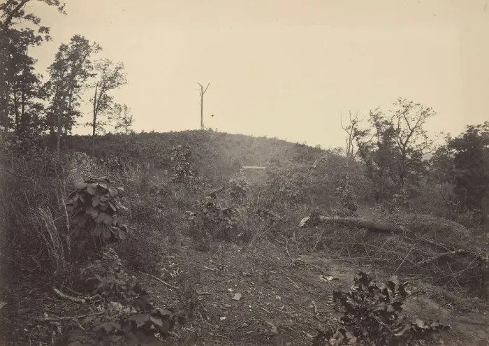 Framed Print : Pine Mountain, 1860s. Creator: George N. Barnard Framed Print : Pine Mountain, 1860s. Creator: George N. Barnard