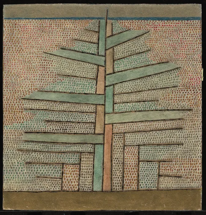 Framed Print : Pine tree, 1932. Artist: Klee, Paul (1879-1940) Framed Print : Pine tree, 1932. Artist: Klee, Paul (1879-1940)