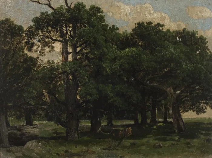 Framed Print : Pines, c1870. Creator: Jozef Szermentowski Framed Print : Pines, c1870. Creator: Jozef Szermentowski