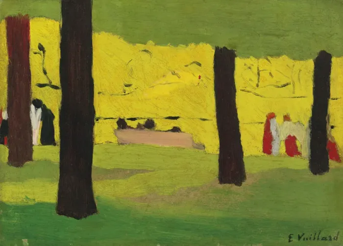Framed Print : The pink bench, c. 1890. Artist: Vuillard, Edouard (1868-1940) Framed Print : The pink bench, c. 1890. Artist: Vuillard, Edouard (1868-1940)