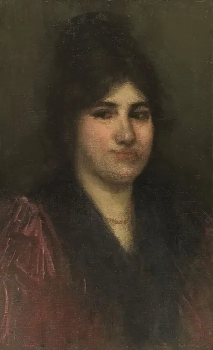 Framed Print : Pink and Gold: The Neapolitan, 1897. Creator: James Abbott McNeill Whistler Framed Print : Pink and Gold: The Neapolitan, 1897. Creator: James Abbott McNeill Whistler