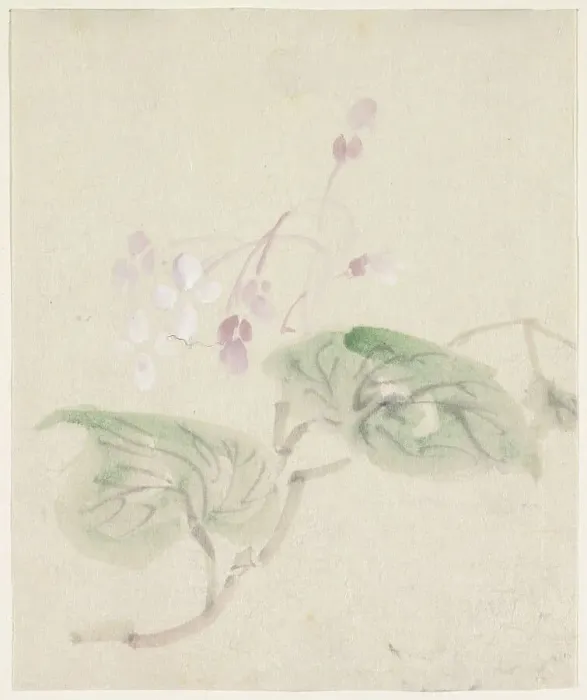 Framed Print : Pink wisteria, 1808-1861. Creator: Utagawa Kuniyoshi Framed Print : Pink wisteria, 1808-1861. Creator: Utagawa Kuniyoshi