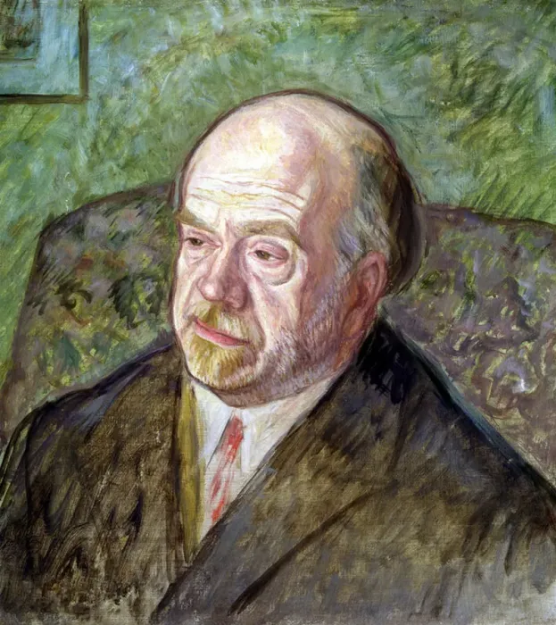 : Pio Baroja (1872-1956), Spanish writer, oil by Juan Echevarria : Pio Baroja (1872-1956), Spanish writer, oil by Juan Echevarria