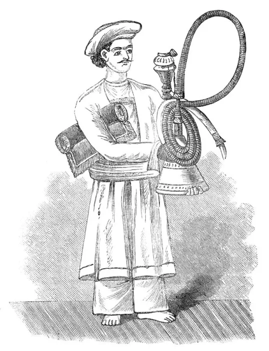 Framed Print : Pipe Attendant, 1857. Creator: Unknown Framed Print : Pipe Attendant, 1857. Creator: Unknown