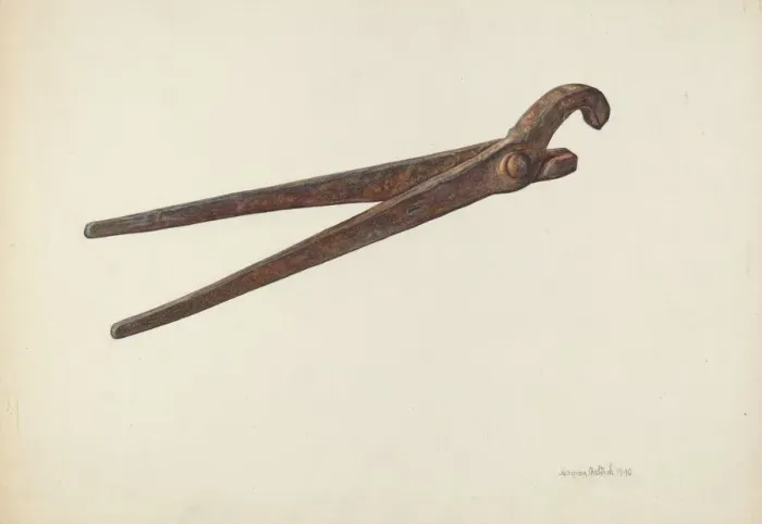 Framed Print : Pipe Wrench, 1940. Creator: Herman O. Stroh Framed Print : Pipe Wrench, 1940. Creator: Herman O. Stroh
