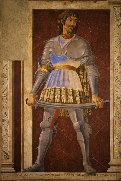 Framed Print : Pippo Spano, c. 1448. Artist: Andrea del Castagno (c. 1418-1457) Framed Print : Pippo Spano, c. 1448. Artist: Andrea del Castagno (c. 1418-1457)