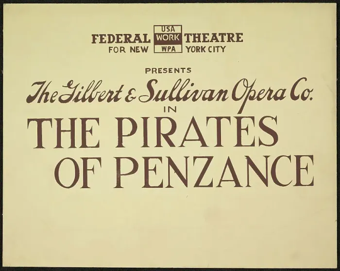 Framed Print : The Pirates of Penzance, [193-]. Creator: Unknown