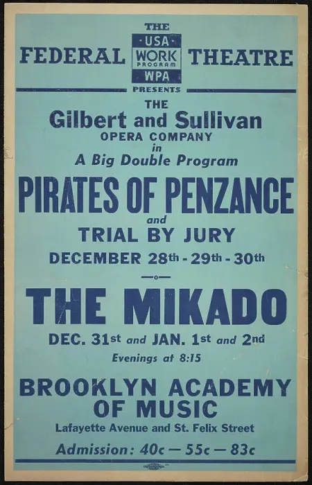 Framed Print : Pirates of Penzance, New York, [1930s]. Creator: Unknown