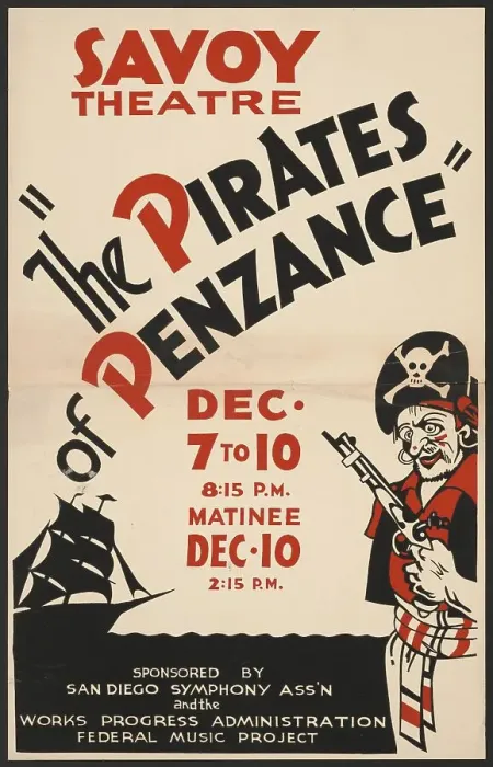 Framed Print : The Pirates of Penzance, San Diego, [193-]. Creator: Unknown