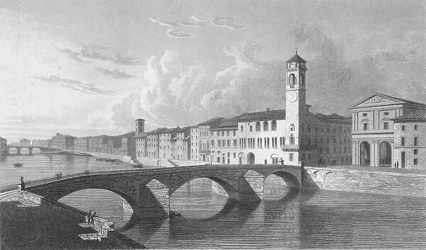 Pisa, 1818. Artist: Charles Theodosius Heath