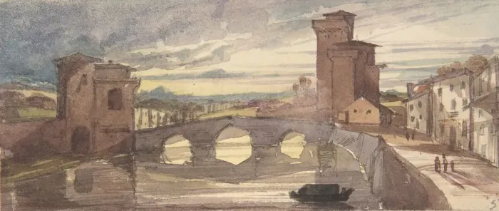 Framed Print : Pisa, 1843-44. Creator: Seymour Haden Framed Print : Pisa, 1843-44. Creator: Seymour Haden