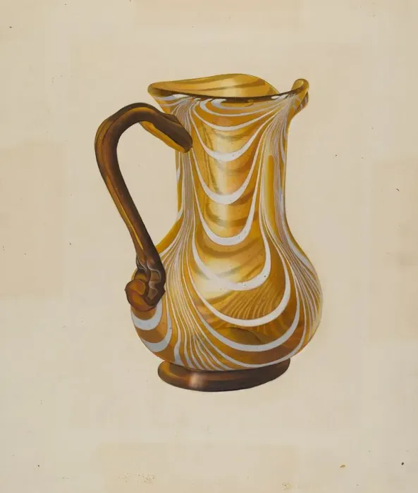 Framed Print : Pitcher, 1935  /  1942. Creator: Isidore Steinberg