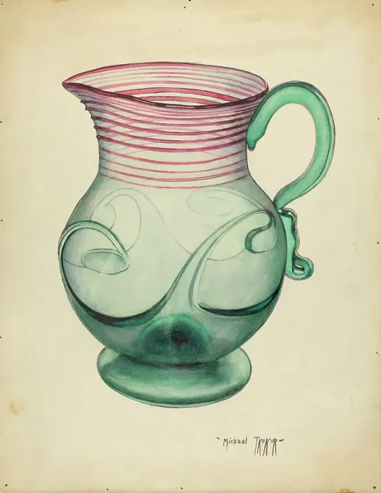 Framed Print : Pitcher, 1935 / 1942. Creator: Michael Trekur Framed Print : Pitcher, 1935 / 1942. Creator: Michael Trekur