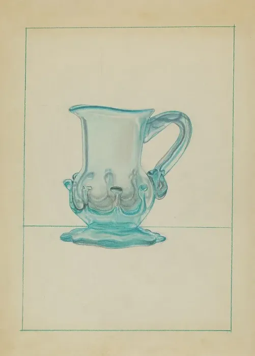 Framed Print : Pitcher, 1935 / 1942. Creator: S. Brodsky Framed Print : Pitcher, 1935 / 1942. Creator: S. Brodsky