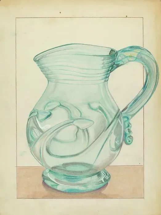 Framed Print : Pitcher, 1935 / 1942. Creator: S. Brodsky Framed Print : Pitcher, 1935 / 1942. Creator: S. Brodsky