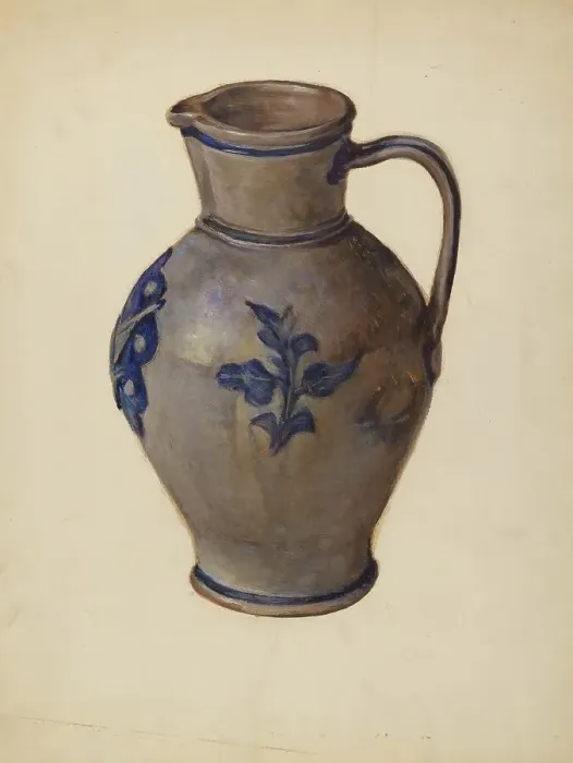 Framed Print : Pitcher, 1937. Creator: C.W. Perky Framed Print : Pitcher, 1937. Creator: C.W. Perky